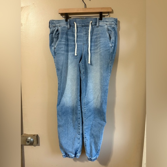 Torrid Relaxed Denim Joggers with Drawstring - Picture 1 of 3